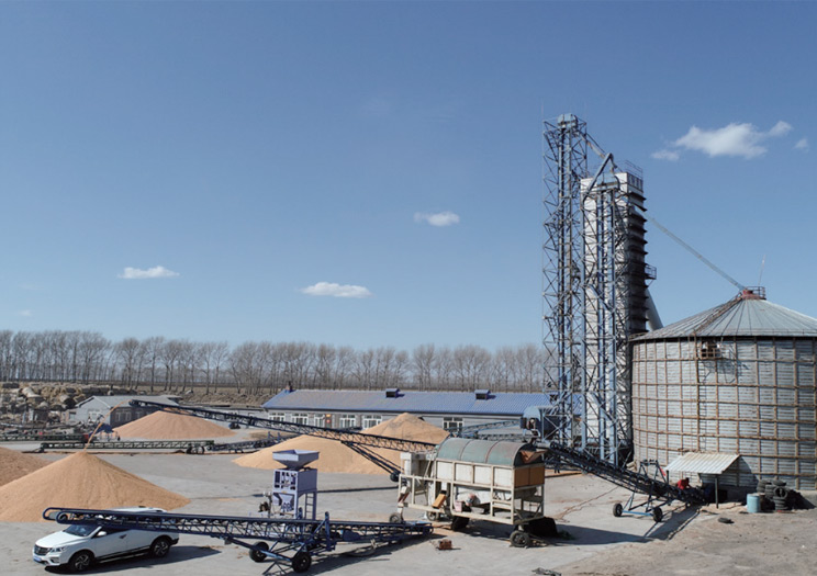 依安縣糧食烘干機秸稈捆燒熱風(fēng)爐改造項目